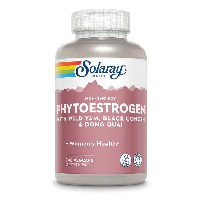 Solaray Phytoestrogen with Wild Yam, Black Cohosh, & Dong Quai Vitamin | 240 Veg Caps | Womens Health