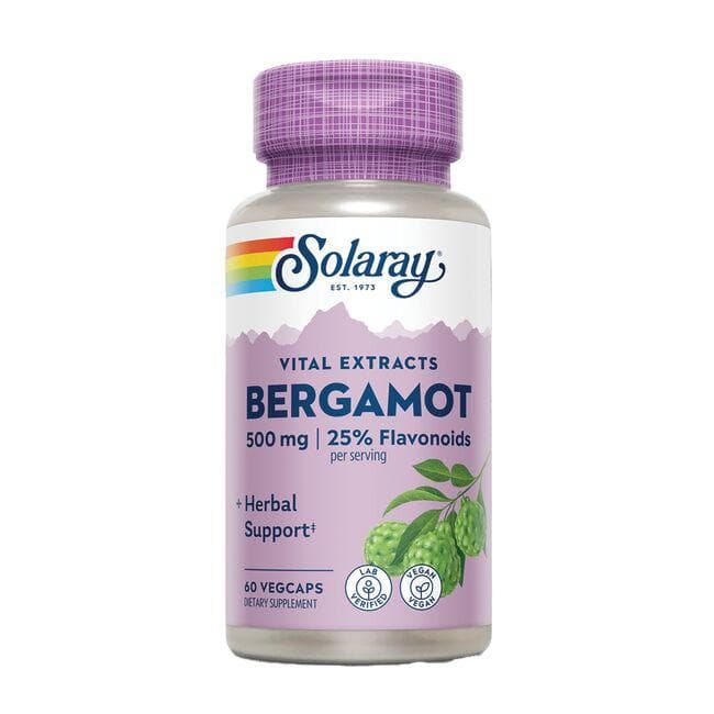 Solaray Vital Extracts Bergamot Vitamin | 500 mg | 60 Veg Caps
