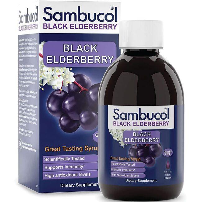 Sambucol Black Elderberry Original Formula Syrup Vitamin 7.8 fl oz Liquid