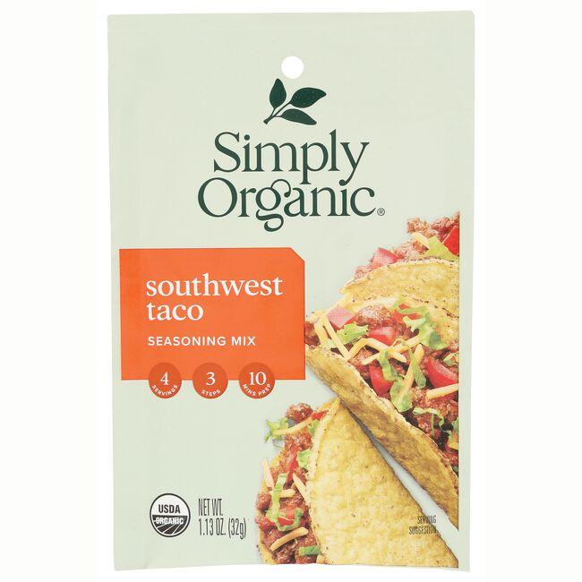 Simply Organic Southwest Taco Seasoning Mix | 1.13 oz Package