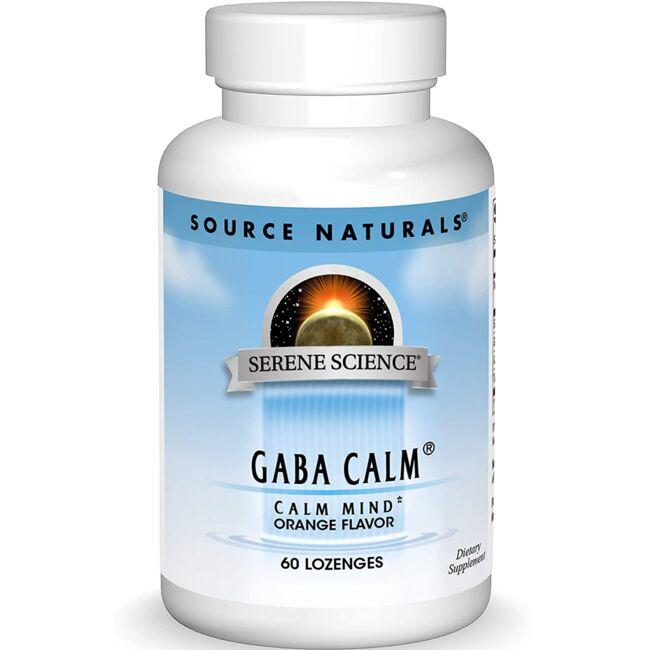 Source Naturals Gaba Calm - Orange Supplement Vitamin | 60 Loz
