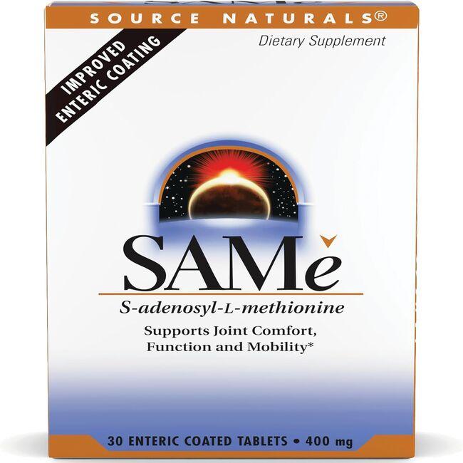 Source Naturals Same Supplement Vitamin | 400 mg | 30 Tabs