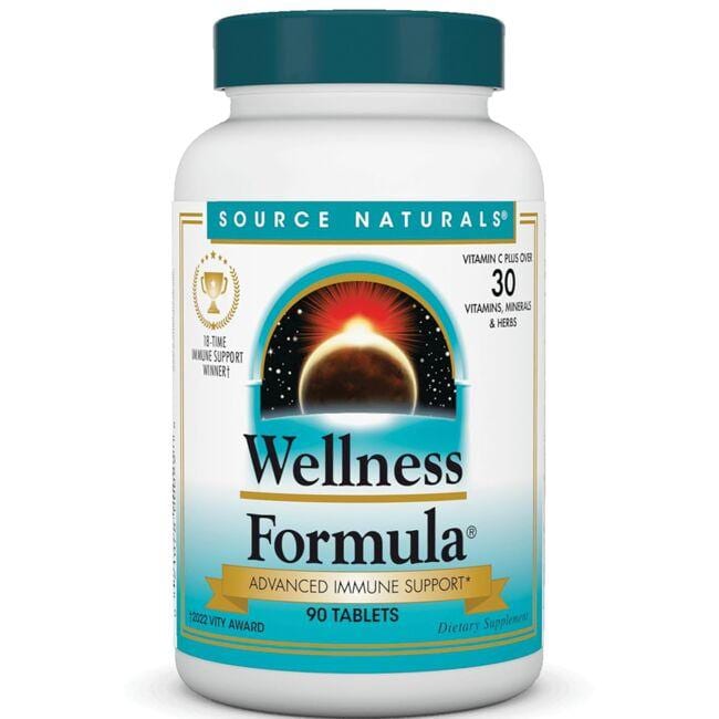 Source Naturals Wellness Formula Vitamin | 90 Tabs | SN145