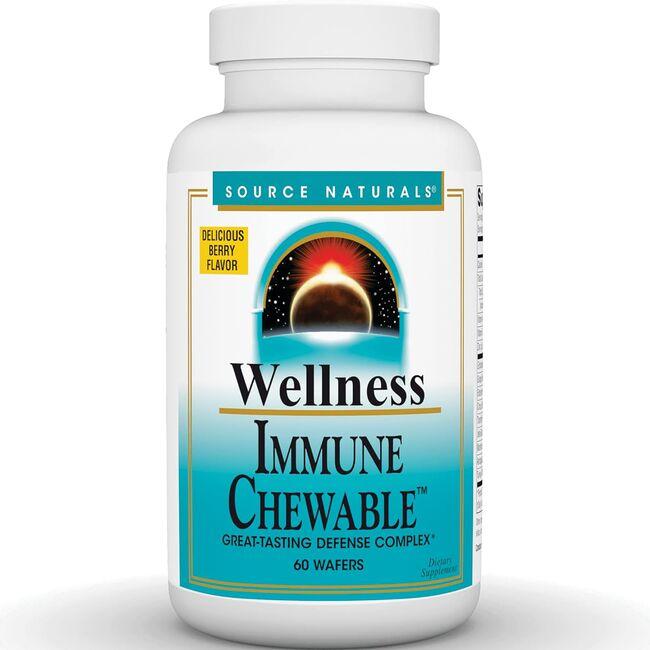 Source Naturals Wellness Immune Chewable Vitamin | 60 Wafers