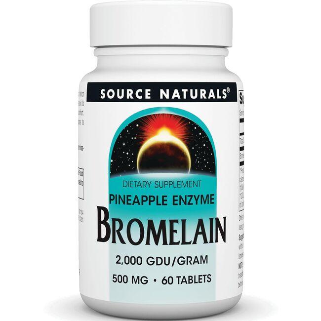 Source Naturals Bromelain Supplement Vitamin | 2000 Gdu | 60 Tabs