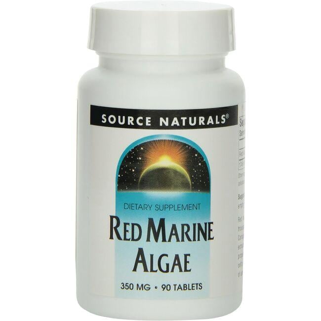 Source Naturals Red Marine Algae Supplement Vitamin | 350 mg | 90 Tabs