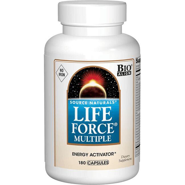 Source Naturals Life Force Multiple No Iron Vitamin | 180 Caps