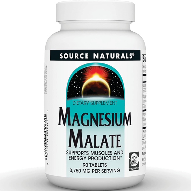 Source Naturals Малат магния 90 таблеток