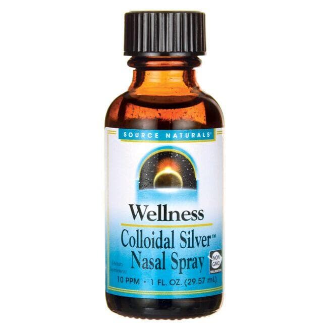 Source Naturals Wellness Colloidal Silver Nasal Spray Vitamin | 10 Ppm 1 fl oz Spray