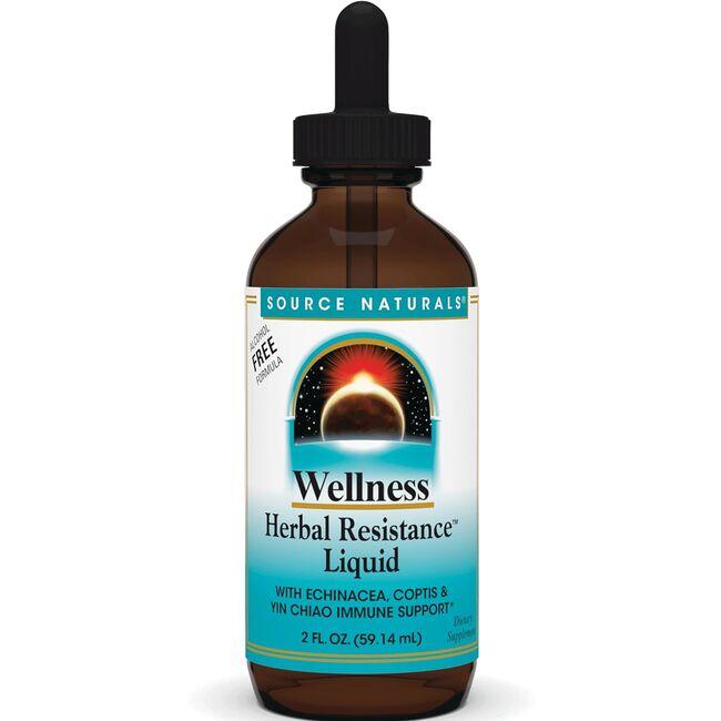 Source Naturals Wellness Herbal Resistance Alcohol Free Vitamin | 2 fl oz Liquid