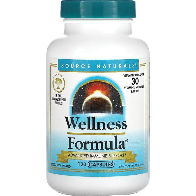 Source Naturals Wellness Formula Vitamin | 120 Caps | SN451
