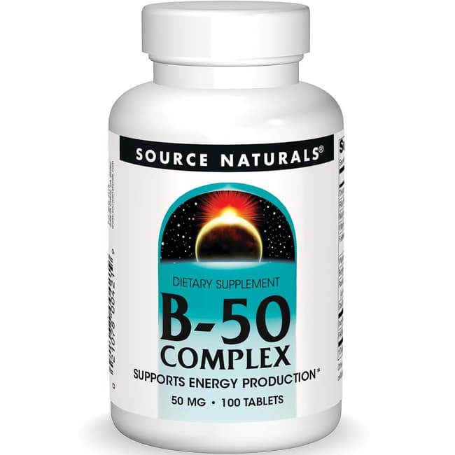 Source Naturals B-50 Complex 50 Mg 100 Tabs - Swanson Health Products