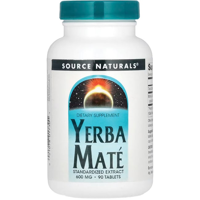 Source Naturals Yerba Mate 600 мг, 90 таблеток