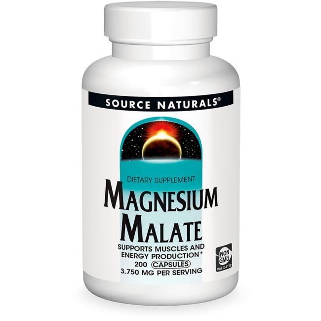 Source Naturals Magnesium Malate Vitamin 3750 mg 200 Caps