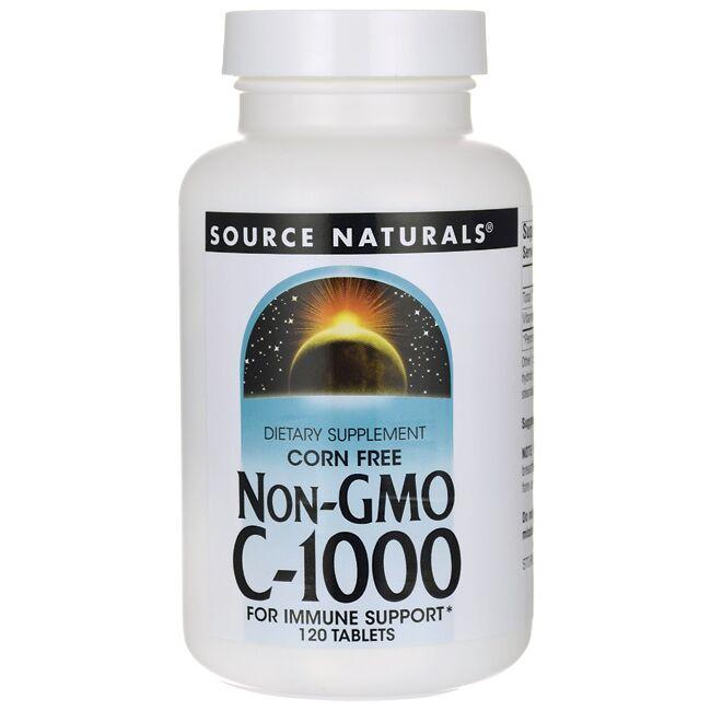 Source Naturals Non-Gmo C-1000 Vitamin 1000 mg 120 Tabs Vitamin C