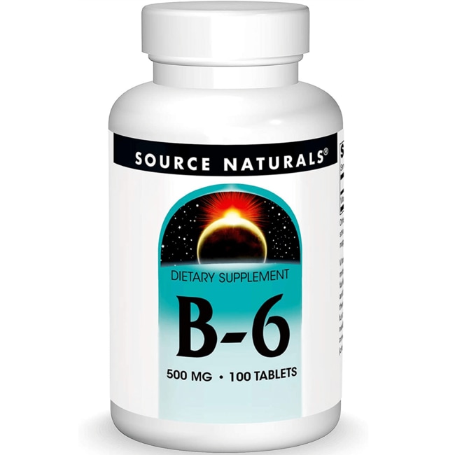 Source Naturals B-6 500 мг 100 таблеток
