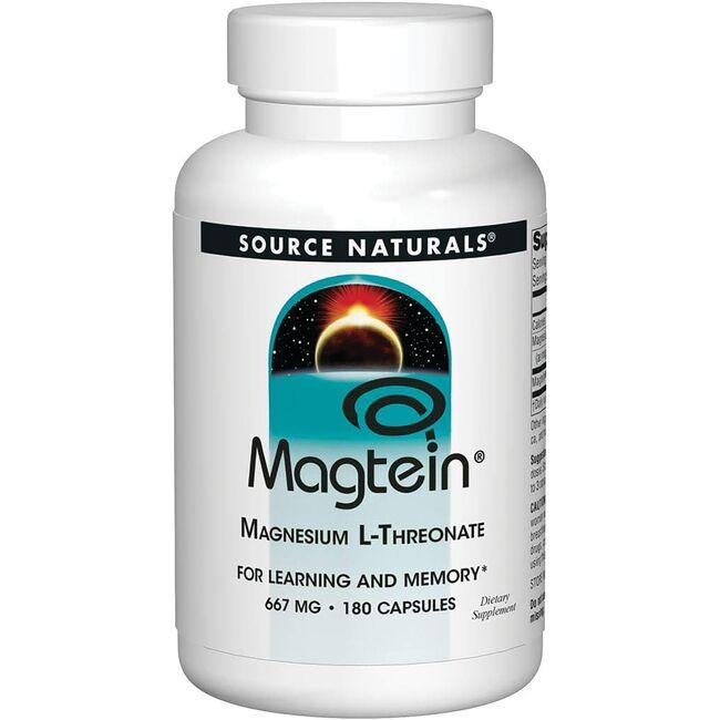 Source Naturals Magtein Magnesium L-Threonate Vitamin 667 mg 180 Caps