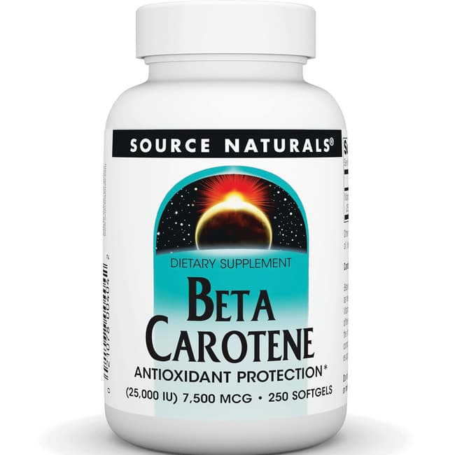 Source Naturals Beta Carotene 25,000 IU 250 Sgels Swanson®