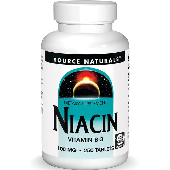 Source Naturals Niacin Vitamin B-3 100 Mg 250 Tabs - Swanson Health ...