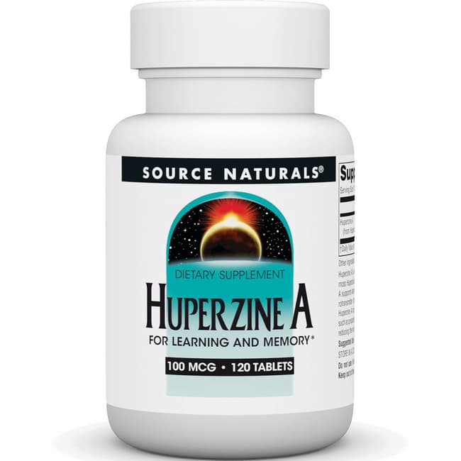 Source Naturals Huperzine A 100 мкг 120 таблеток