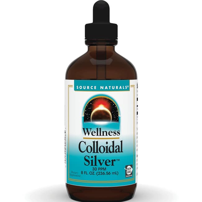Source Naturals Wellness Colloidal Silver 30 ppm 8 fl oz (236.56 mL