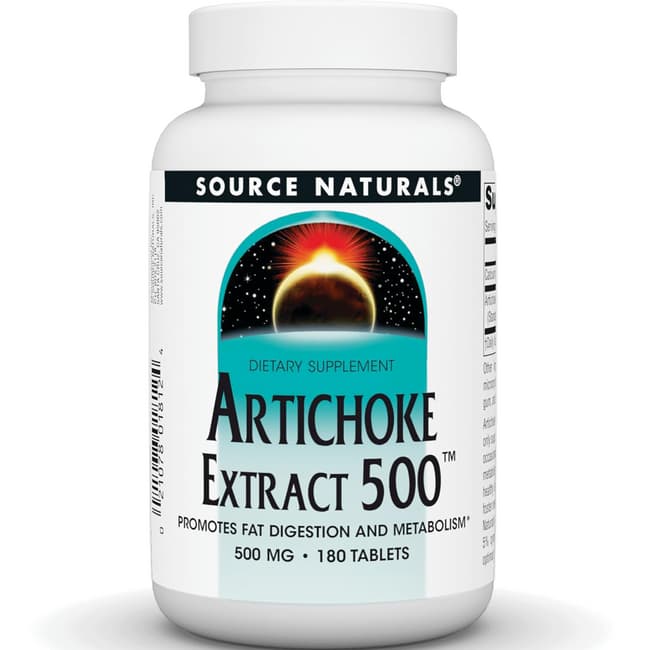 Source Naturals Экстракт артишока 500 500 мг 180 таблеток