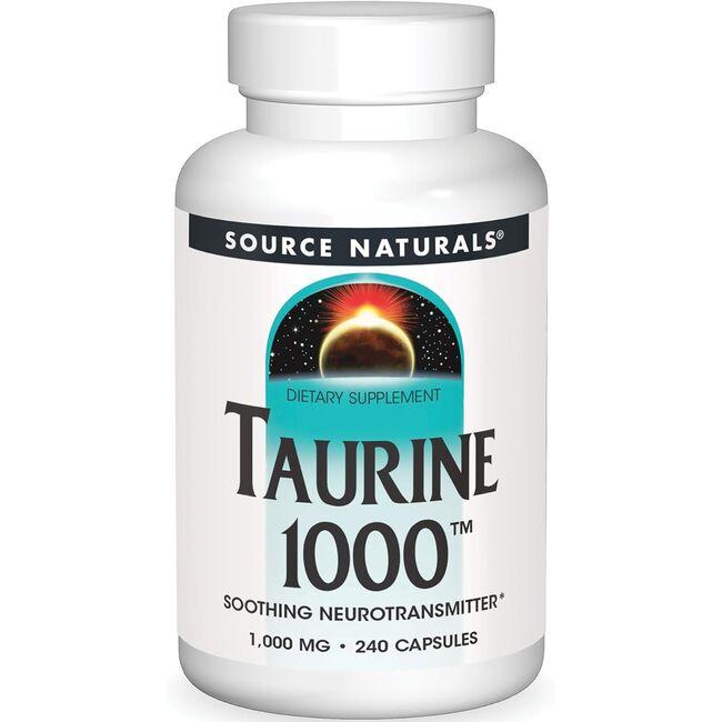 Source Naturals Taurine 1000 Supplement Vitamin 1000 mg 240 Caps