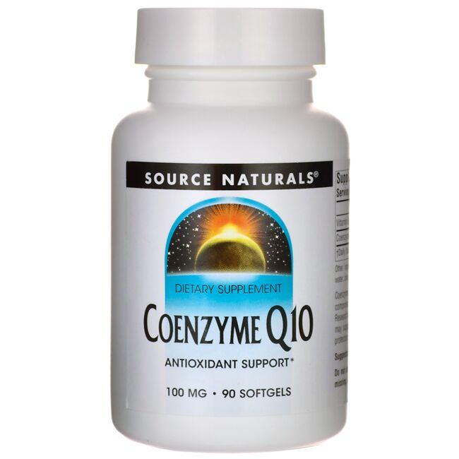 Source Naturals Coenzyme Q10 Supplement Vitamin | 100 mg | 90 Soft Gels