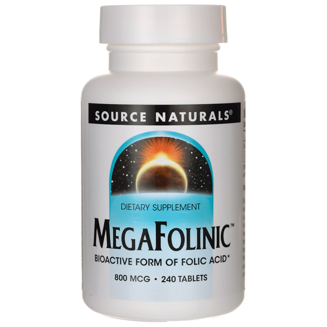 Source Naturals Megafolinic 800 мкг 240 таблеток