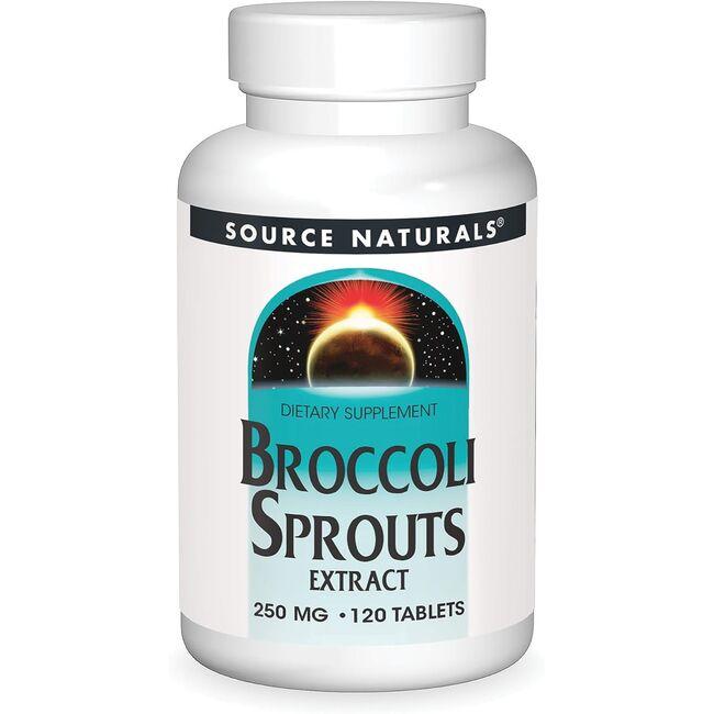 Source Naturals Broccoli Sprouts Extract Supplement Vitamin | 250 mg | 120 Tabs