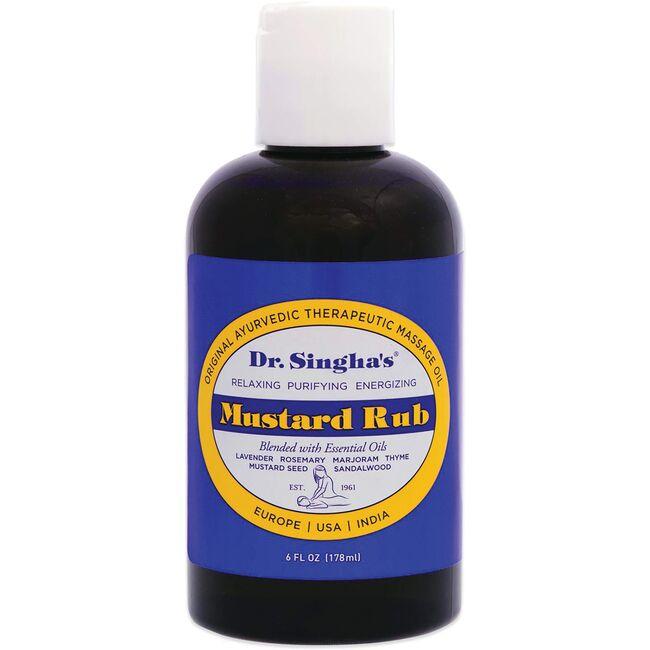 Dr. Singhas Mustard Rub 6 fl oz Liquid Essential Oils