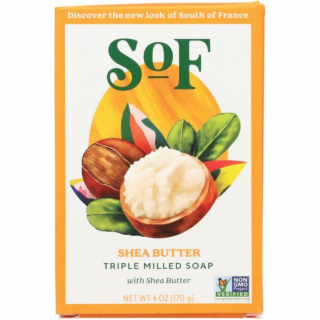 South of France Triple Milled Soap - Shea Butter | 6 oz Bars