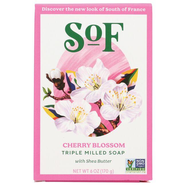 South of France Triple Milled Soap - Cherry Blossom | 6 oz Bars