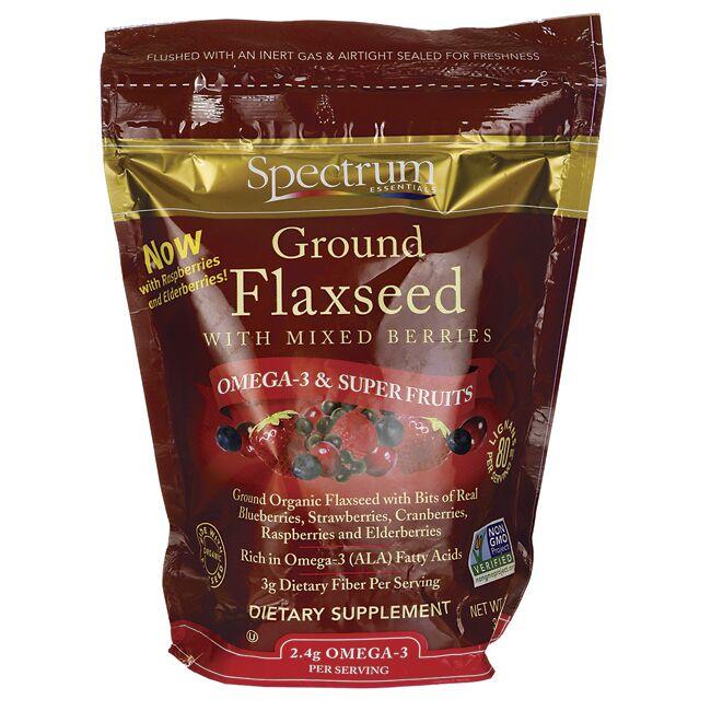 Organic Ground Flaxseed with Mixed Berries