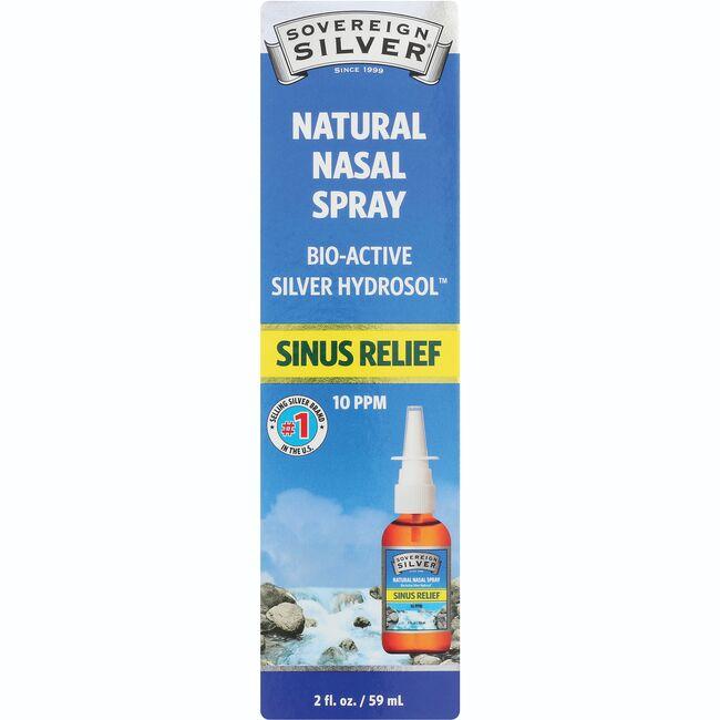 Natural Nasal Spray BioActive Silver Hydrosol Sinus Relief