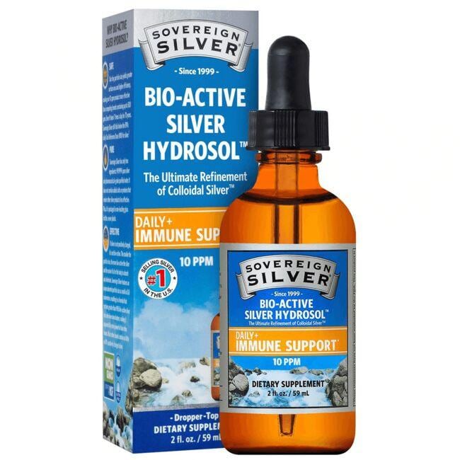 Bio-Active Silver Hydrosol - Dropper-Top