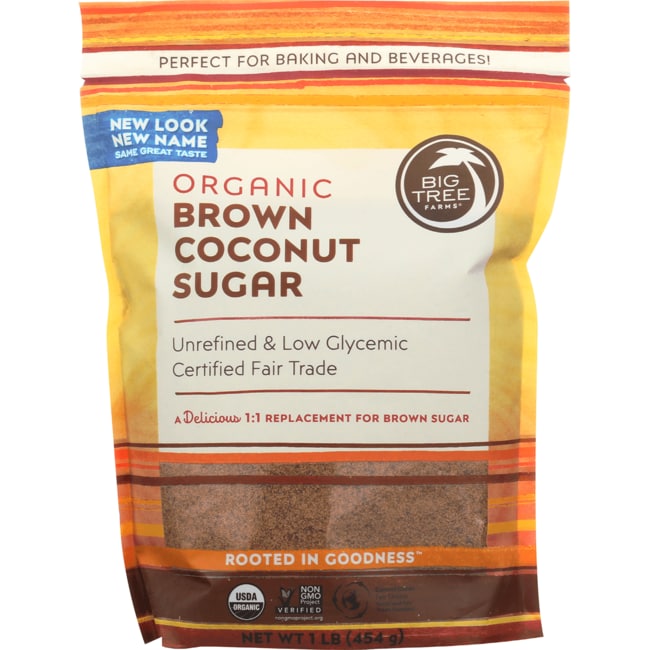 Sweet Tree Organic Coconut Sugar - Blonde 16 oz (454 grams) Pkg - Swanson®
