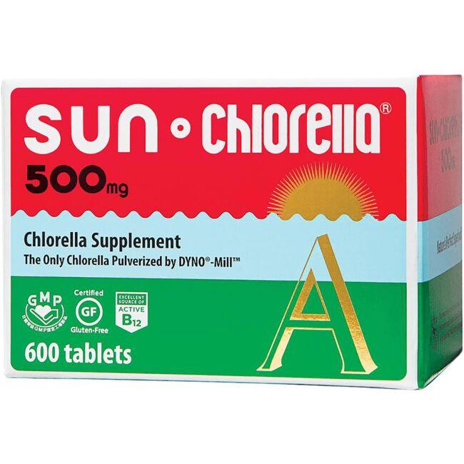 Sun Chlorella Supplement Vitamin 500 mg 600 Tabs