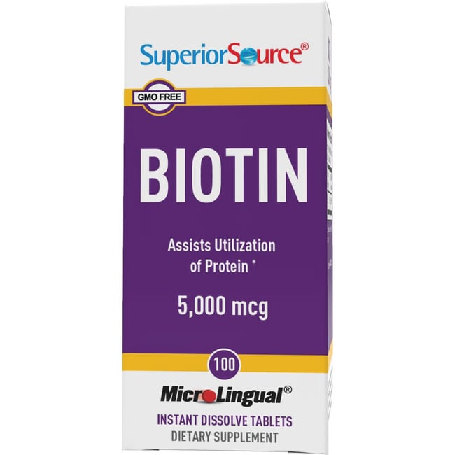 Биотин Superior Source 5000 мкг 100 таблеток