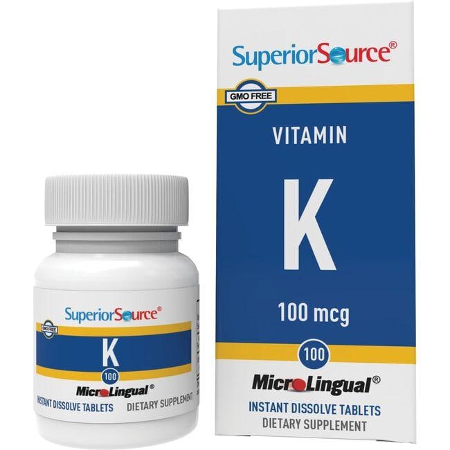 Superior Source Vitamin K | 100 mcg | 100 Tabs