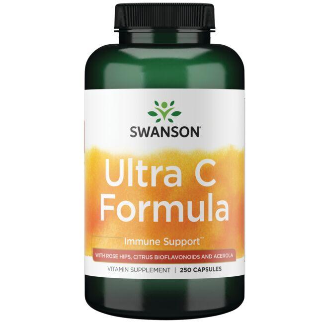 Swanson Premium Ultra C Formula Vitamin 250 Caps Vitamin C