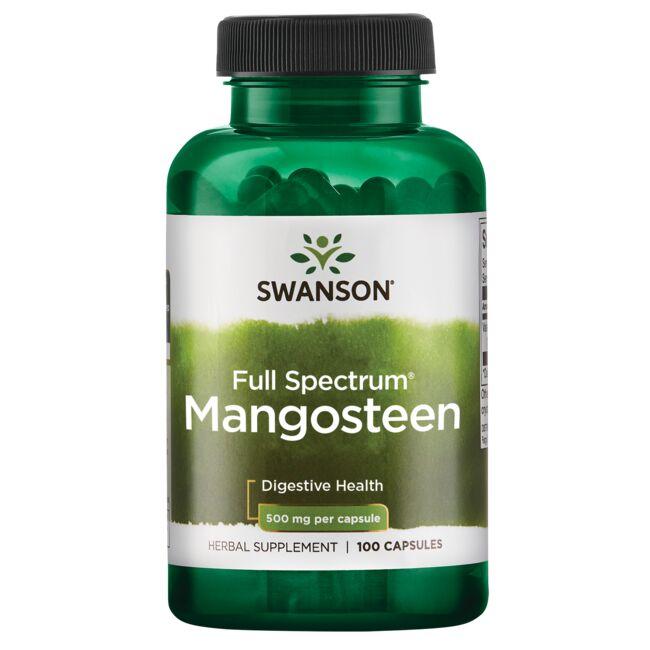 Swanson Premium Full Spectrum Mangosteen Vitamin 500 mg 100 Caps