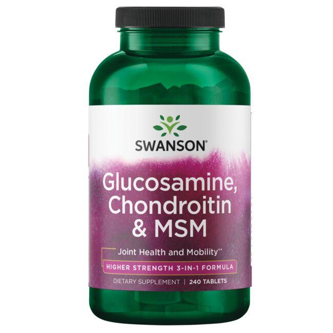 Glucosamine, Chondroitin & MSM - Higher Strength