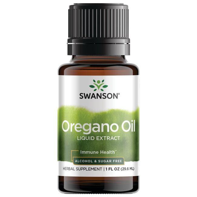 Swanson Premium Oregano Oil Liquid Extract - Alcohol & Sugar Free Vitamin 13 mg 1 fl oz Liquid