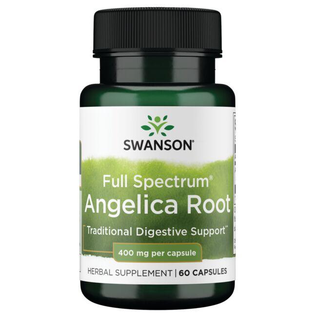 Swanson Premium Full Spectrum Angelica Root Vitamin 400 mg 60 Caps