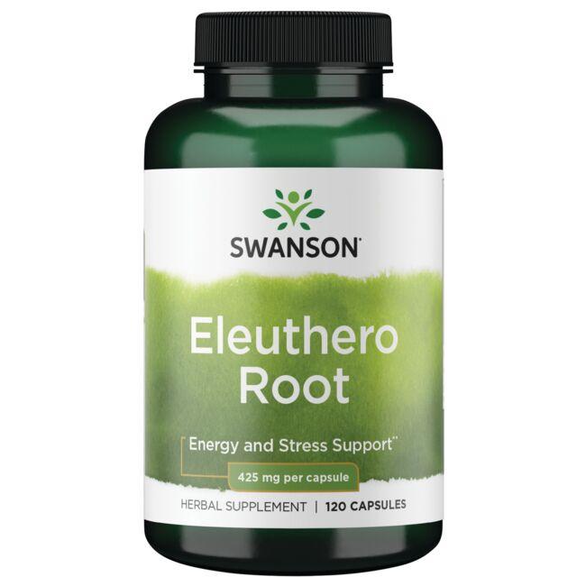 Swanson Premium Eleuthero Root Vitamin 425 mg 120 Caps