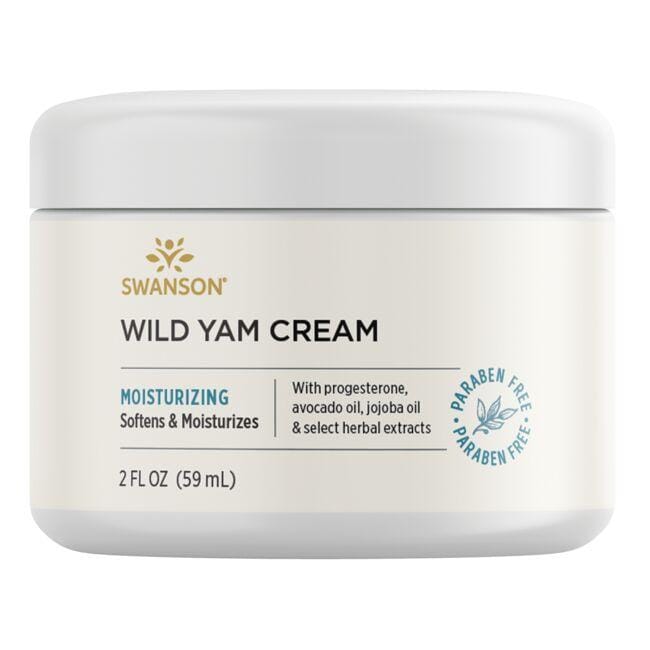 Swanson Premium Wild Yam Cream Vitamin 2 fl oz Cream Womens Health
