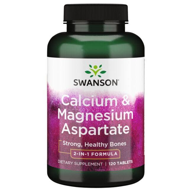 Swanson Premium Calcium/Magnesium (Aspartate Complex) 120 Tabs