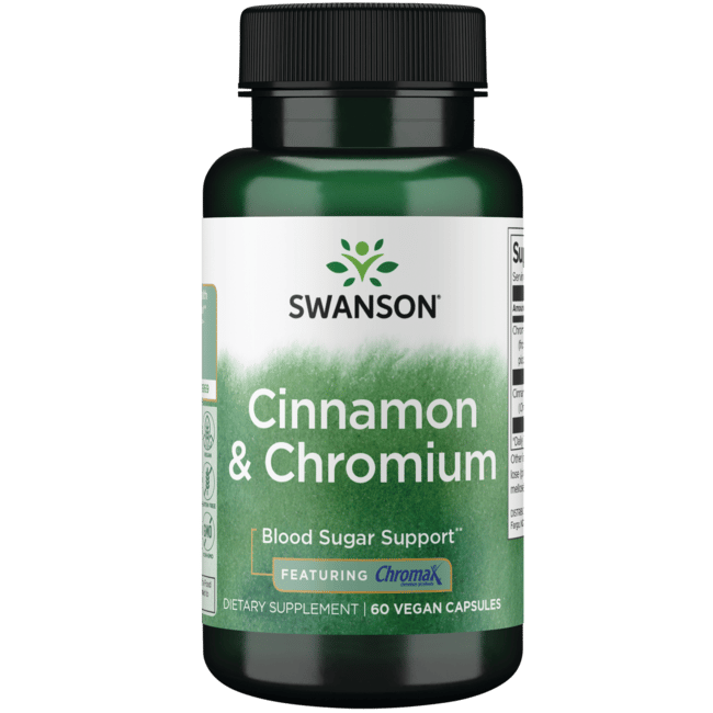 cinnamon and chromium at vitamin world