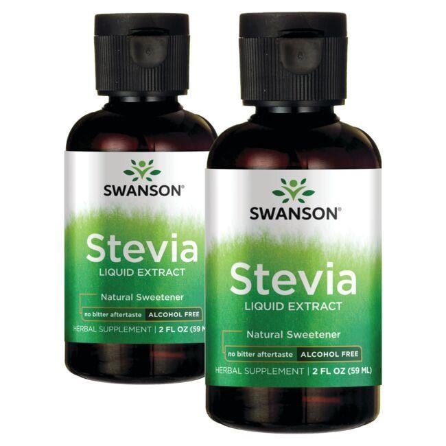 Stevia Liquid Extract - Alcohol Free - 2 Pack